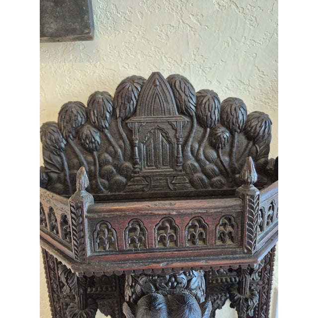 Moroccan Antique Moroccan Wall Bracket With Elephant For Sale - Image 3 of 8