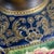 Early 20th Century Floral Table Lamp Hand Painted Porcelain Style of Royal Nippon Black Bell Shade For Sale - Image 12 of 18