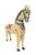 This Carousel Horse can be a focal point & will make everything more beautiful! This child-sized standing horse can fit...