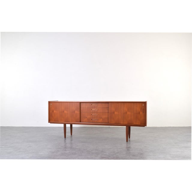 1960s Mid-Century Modern Danish Teak Sideboard, 1960s For Sale - Image 5 of 18
