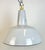 Industrial Grey Enamel Factory Pendant Lamp from Philips, 1960s For Sale - Image 12 of 16