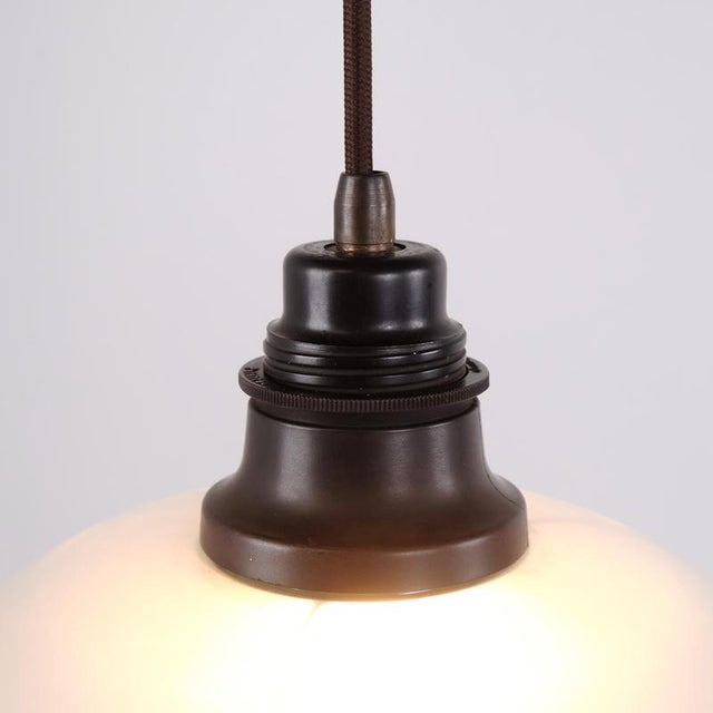 Glass PH 2/2 Pendant with Matte Glass by Poul Henningsen for Louis Poulsen 1930s For Sale - Image 7 of 10
