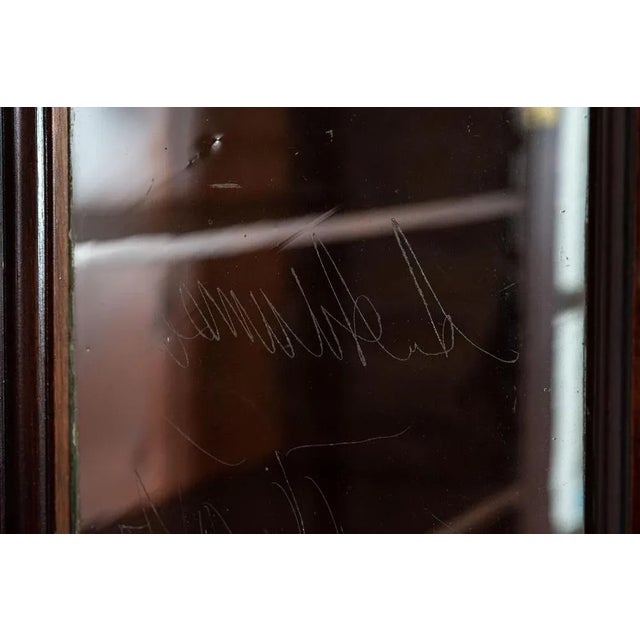 English Glazed Mahogany Bookcase, Early 19th Century For Sale - Image 11 of 17