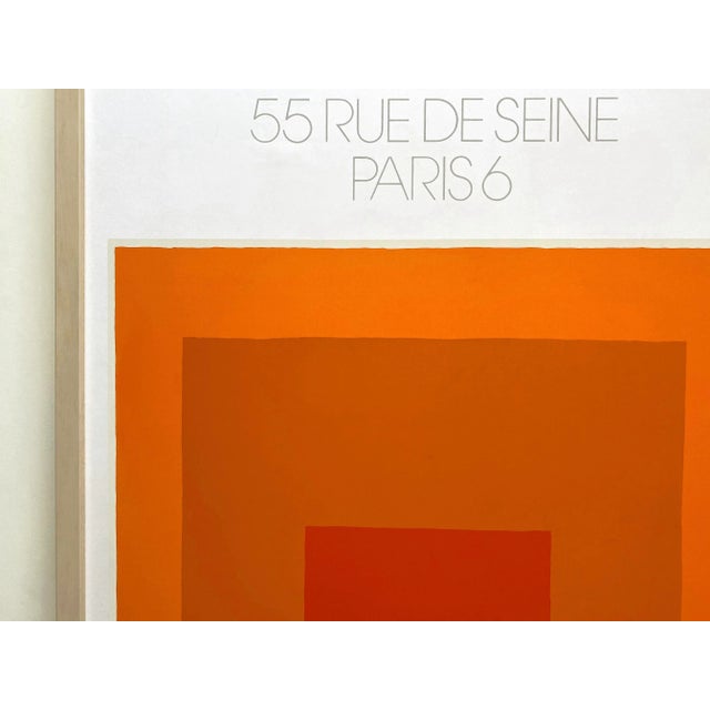 Josef Albers Vintage 1973 Modernist Fine Art Silkscreen