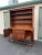 Brown Early American Two-Piece Bookshelf Hutch Unit For Sale - Image 8 of 12