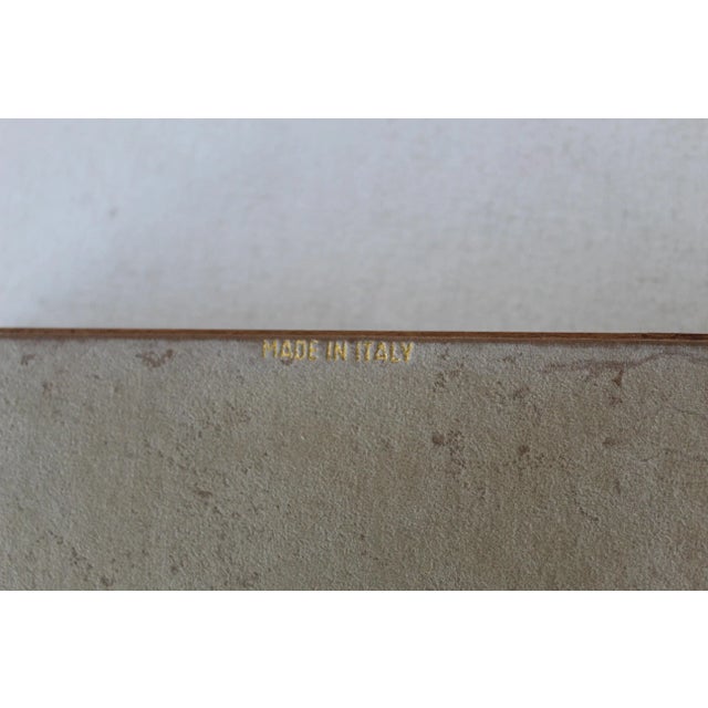 Gucci Style Italian Burl Wood Desk Pad Pen Holder and Notepad Holder, 1970s Vintage For Sale - Image 10 of 11