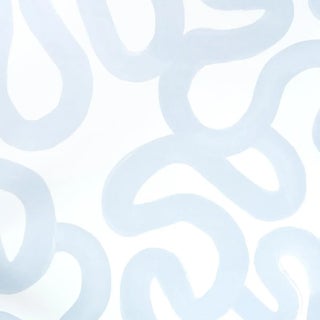 Schumacher X Hadiya Williams Trace Wallpaper in Sea For Sale
