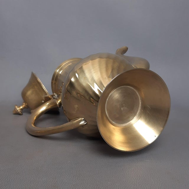 Striped Brass Tea Service, 1960s For Sale - Image 6 of 18