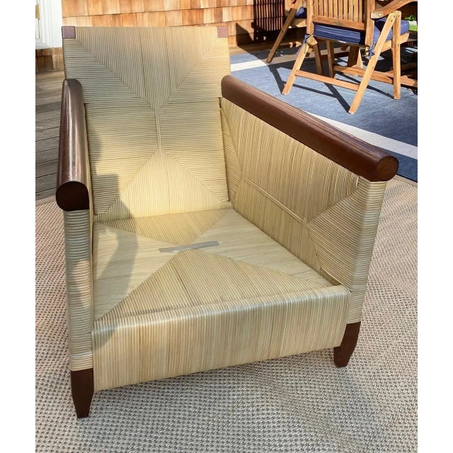 Woven Lounge Chair by Donghia For Sale - Image 11 of 18