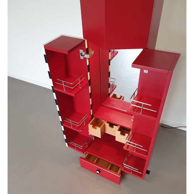 Bathroom Cabinet with Light and Mirror, Switzerland, 1990s For Sale - Image 5 of 14