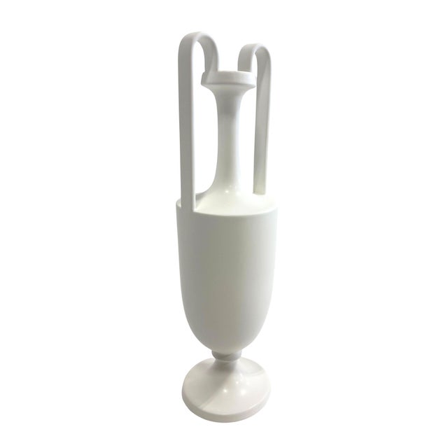 Studio A Home Pair Elongated Grecian Amphoras by Studio A For Sale - Image 4 of 5