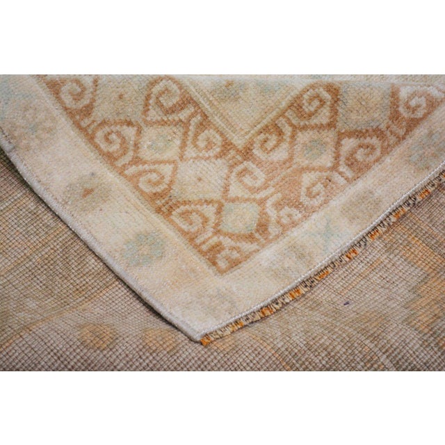 Vintage Turkish Anatolian Hand Knotted Wool Rug, 3'8''x7'4'' For Sale - Image 4 of 5