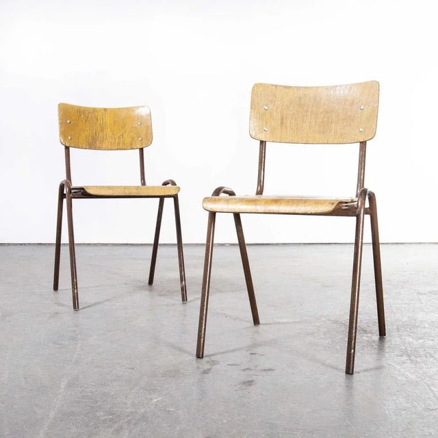 Elbe Stacking Dining Chairs, 1960s, Set of 2 For Sale - Image 4 of 11