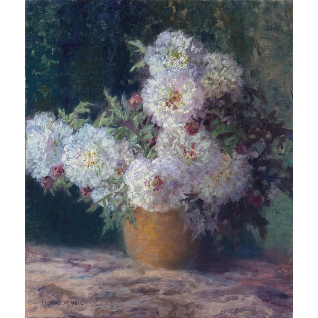 Signed lower left, 'M. Streckenbach' for Max Theodore Streckenbach (German, 1863-1936) and painted circa 1900. Framed...