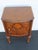 Jacobean Jacobean Early 1900s Inlay Tall Nightstand End Side Table 6609 For Sale - Image 3 of 13
