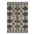 6x9 Ivory Flat Weave Wool Stacked Aztec Motifs Classic Traditional Carpet Rug For Sale