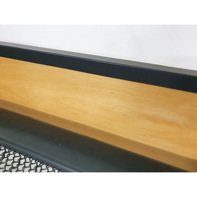 Birch and Metal Bed by Cees Braakman for Pastoe, 1950s For Sale - Image 11 of 14