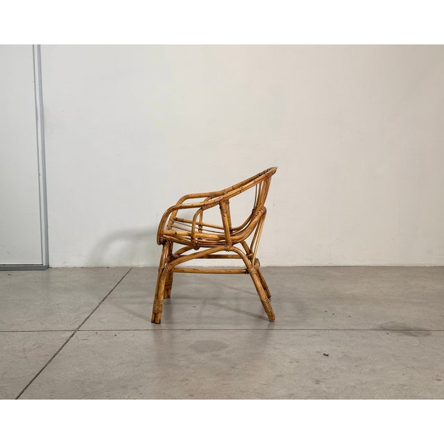 Rattan and Bamboo Living Room Set, Set of 5 For Sale - Image 17 of 18