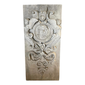 Neoclassical Style Relief-Carved Stone Wall Panel