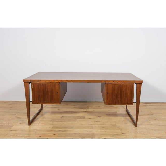 1960s Model 70 Desk in Teak by Kai Kristiansen for Feldballes Møbelfabrik, Denmark, 1960s For Sale - Image 5 of 18