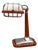 Art Deco Chrome and Leather Desk Lamp For Sale