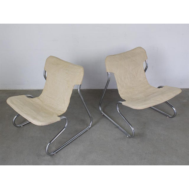 Lounge Chairs, 1970s, Set of 2, in Good conditions. Designed 1970 to 1979 I have official proof of authenticity such as...