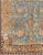 Tribal Botanical Design Persian Malayer Antique Rug in Blue, Rust, and Orange Tones For Sale - Image 3 of 12
