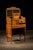 Unusual early 20th-century folding teller desk believed to have been designed for portable use aboard a railroad train....