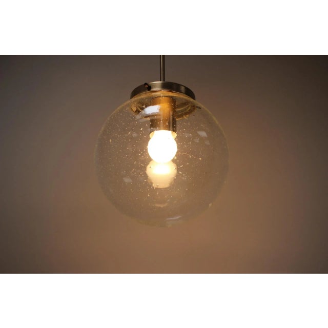 1970s Mid-Century Glass Pendant from Kamenicky Senov, 1970s For Sale - Image 5 of 7