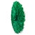 Beautiful vintage hand crafted original JuJu hat wall art. Vibrant emerald green feathers. These attractive bird feather...