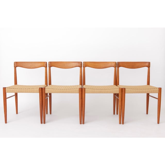 Vintage Danish Teak Dining Chairs by H.W. Klein for Bramin, 1970s, Set of 4 For Sale - Image 10 of 10