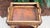 Wood Vintage Bamboo Wicker Rattan 2-Tier Table Stand Occasional Table For Sale - Image 7 of 12