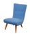 Blue Scandinavian Modern Harlequin Lounge Chairs, 1960s, Set of 8 For Sale - Image 8 of 18