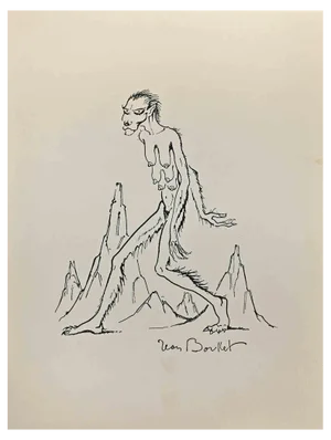 Leon Boullet, Metamorphosis, Lithograph, 1950s
