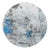 Nicolette Mayer India Scene Cornflower Blue 16" Round Pebble Placemats, Set of 4 For Sale