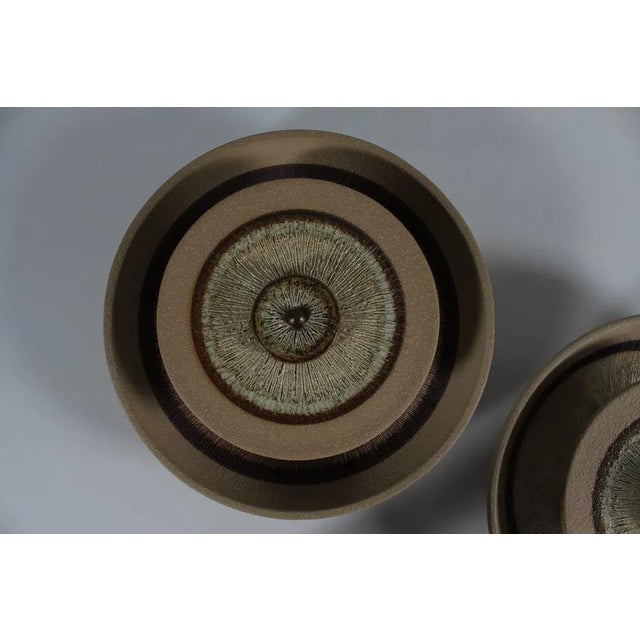 Mid-Century Modern Large Danish Ceramic Wall Sconces by Poul Brandborg for Søholm, 1960s, Set of 2 For Sale - Image 3 of 8