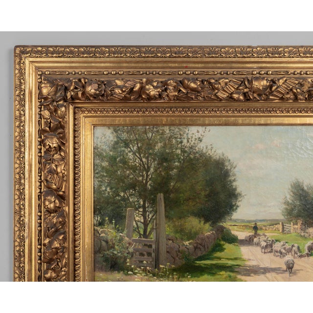 19th Century Pastoral Painting by Alfred Bryan Wall For Sale In Orlando - Image 6 of 13