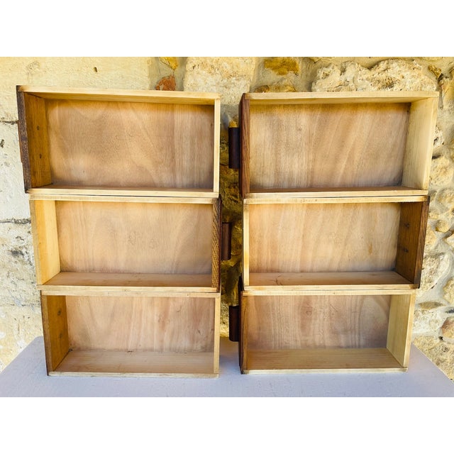 Mid-Century Modern Oak Drawers, 1940s, Set of 2 For Sale - Image 15 of 18