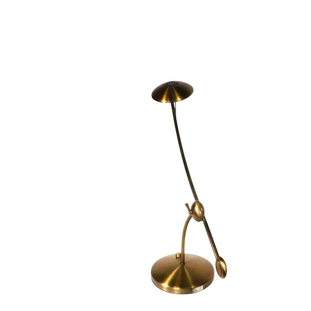 Holtkoetter Late 20th Century Adjustable Post Modern Halogen Desk Lamp For Sale - Image 4 of 13