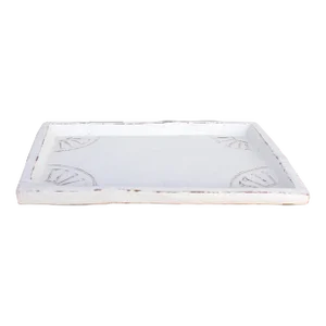 Udyana Large Swati White Tray