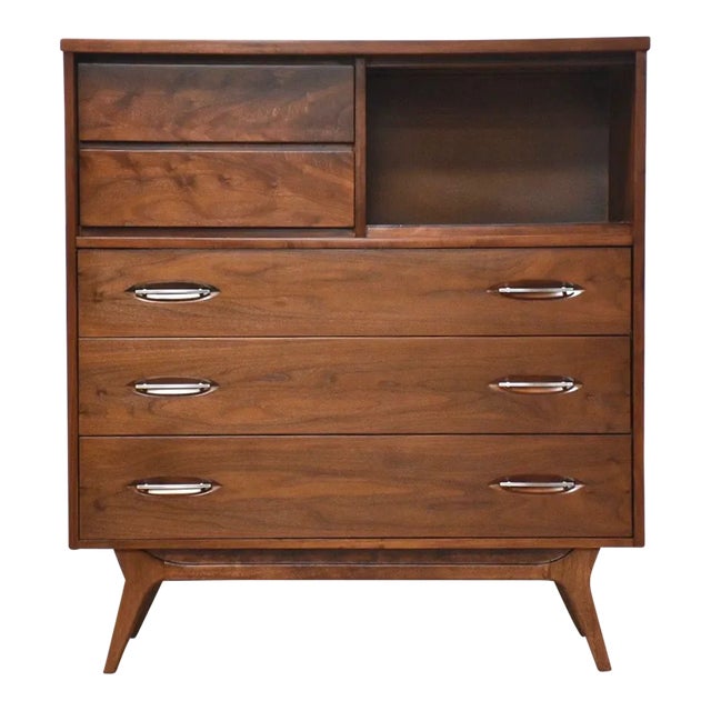Walnut Tall Dresser by Hooker For Sale
