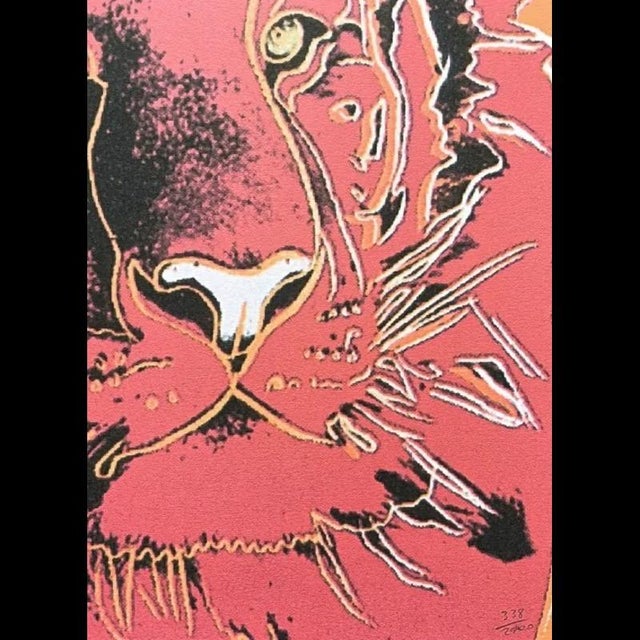 After Andy Warhol, Red Tiger, 1980s, Print For Sale - Image 3 of 6