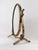 Metal Mid-Century Italian Neoclassical Oval Cast Brass Vanity Mirror, 1950s For Sale - Image 7 of 18