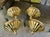 Set 4 Brass Scallop Shell Uplight Wall Sconces For Sale - Image 10 of 17