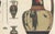 Albert Genick, Greek Jugs with Classical & Winged Figures, 1883, Lithograph For Sale - Image 4 of 12