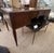 A French Art Deco Mahogany 5-Drawer Writing Desk With Leather Top For Sale - Image 16 of 16