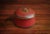 Vintage Indian Tika Spice Lacquer Wooden Box in Red & Black Patina For Sale In San Diego - Image 6 of 9