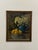 Textile Oil on Canvas 'Flowers With Lemons' For Sale - Image 7 of 7