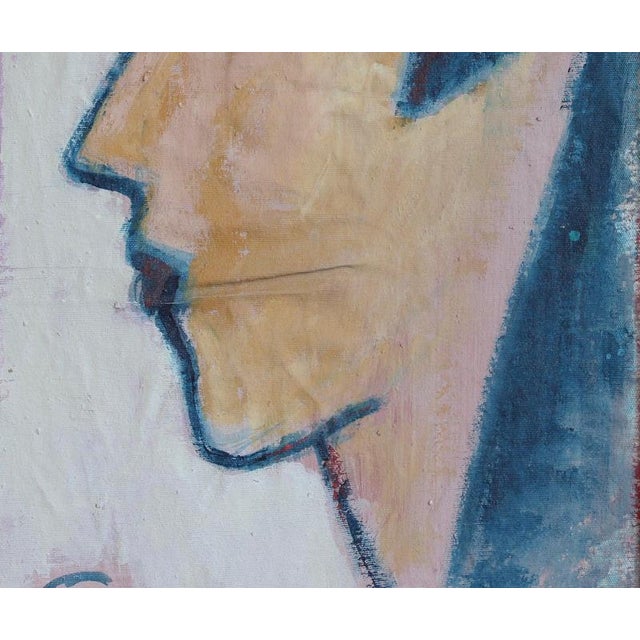 Hidden Portraits VI, 1980s, Acrylic on Canvas, Framed For Sale - Image 4 of 11