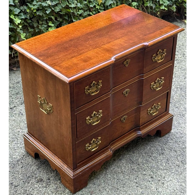 1990s Vintage Pennsylvania House Chair Side Chest / Nightstand For Sale - Image 5 of 9